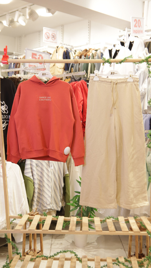 Kız Çocuk 2'li Kombin Takım 8-14 Yaş SET0388 Camel - 3