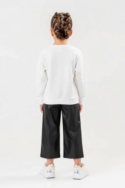 Kız Çocuk 2'li Kombin Takmı 4-8 Yaş SET0417 Siyah - 2