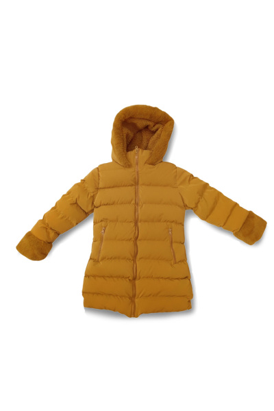 Kız Çocuk Mont 7-10 Yaş 8051 Kahve - Garland Kids