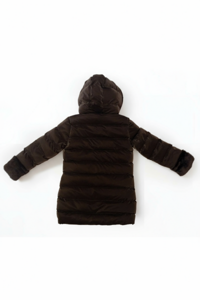 Kız Çocuk Mont 7-10 Yaş 8051 Siyah - 2