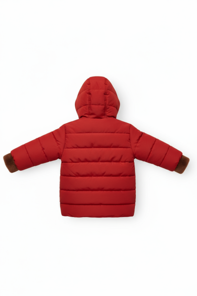 Kız Çocuk Mont 7-10 Yaş 8051 Bordo - 2