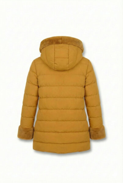 Kız Çocuk Mont 7-10 Yaş 8051 Kahve - 5