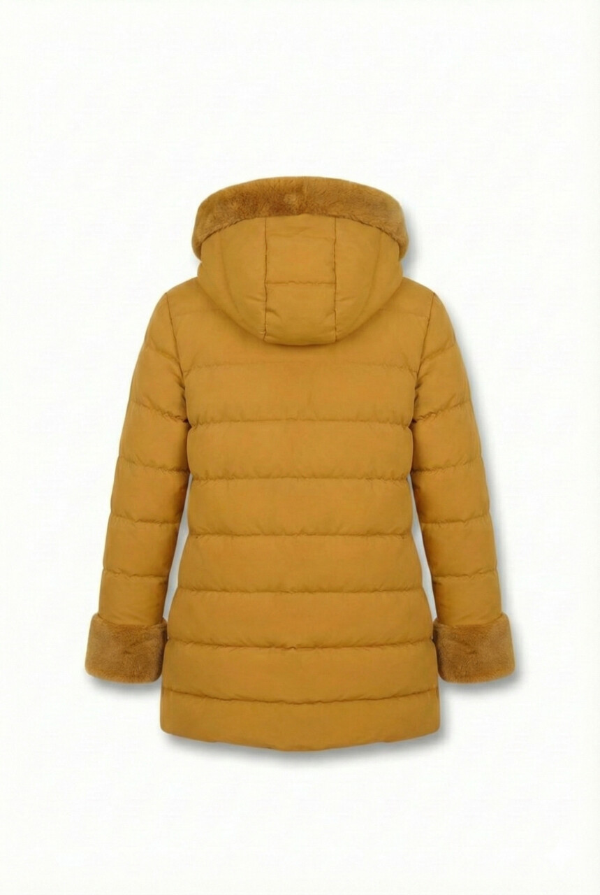 Kız Çocuk Mont 7-10 Yaş 8051 Kahve - 5