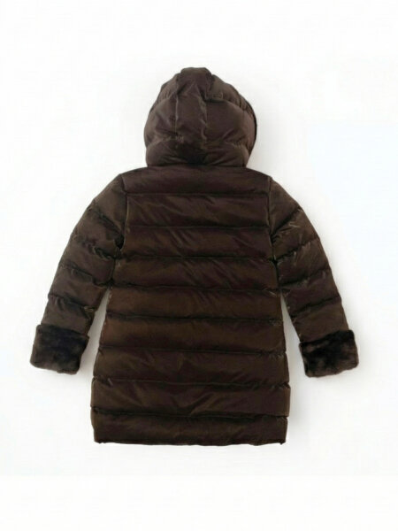 Kız Çocuk Mont 7-10 Yaş 8051 Siyah - 3