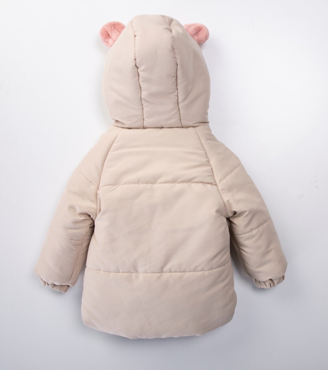 Su Ve Rüzgar Geçiemez Kapüşonlu Şişme Peluş Kışlık Kız Çocuk Mont 2-6 Yaş 50327 - 2