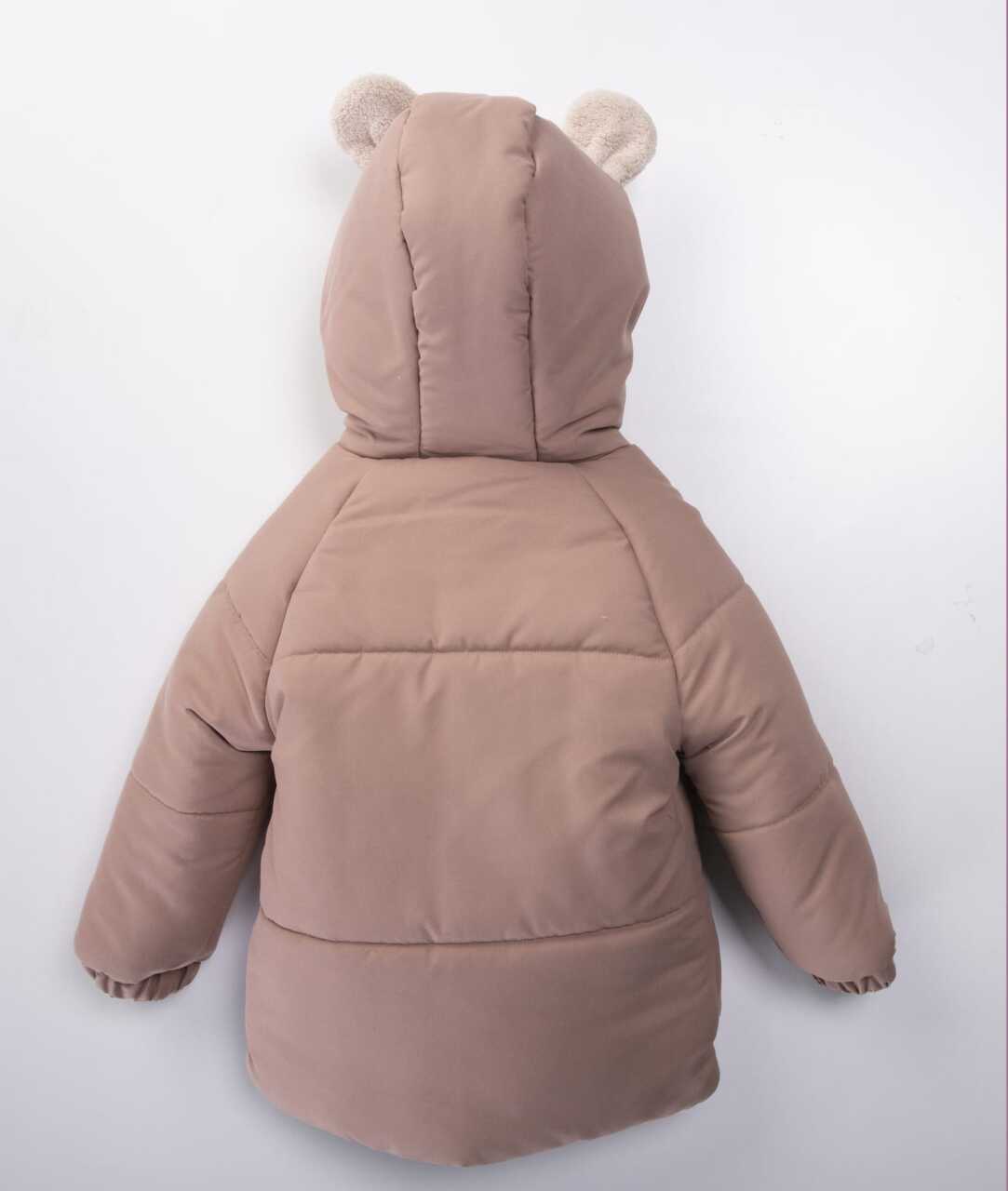 Su Ve Rüzgar Geçiemez Kapüşonlu Şişme Peluş Kışlık Kız Çocuk Mont 2-6 Yaş 50327 Gül Kurusu - 2