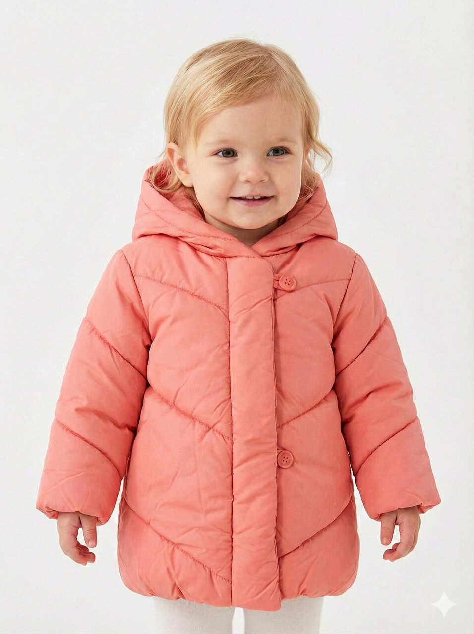 Kız Çocuk Mont 6-18 Ay 22534 Pembe - 1