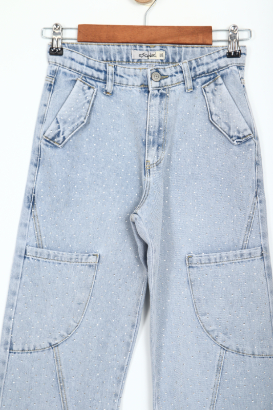 Kız Çocuk Pantolon 4-8 Yaş 24009 - 2