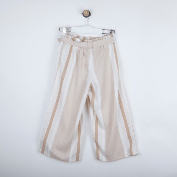 P-003377 (bes 9462) Kız Pantolon 6-14 Yaş Bej - 2