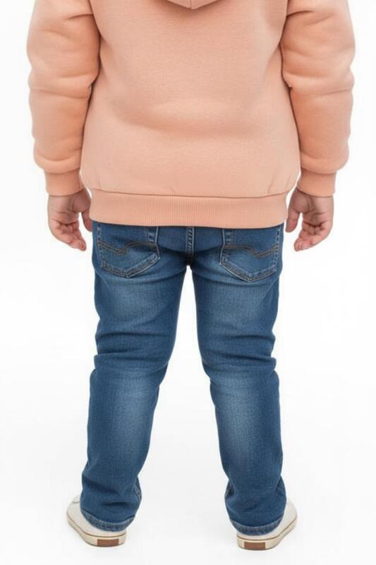 Kız Çocuk Pantolon 1-4 Yaş 25152 Mavi - 2