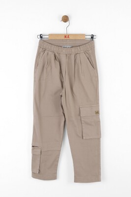 Kız Çocuk Pantolon 8-14 Yaş 58334 Camel - NK KİDS