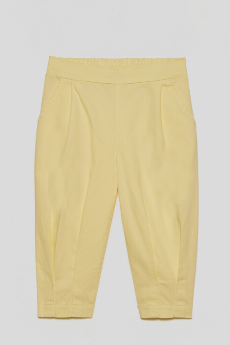 Kız Çocuk Pantolon 1-4 Yaş 58614 Sarı - 1