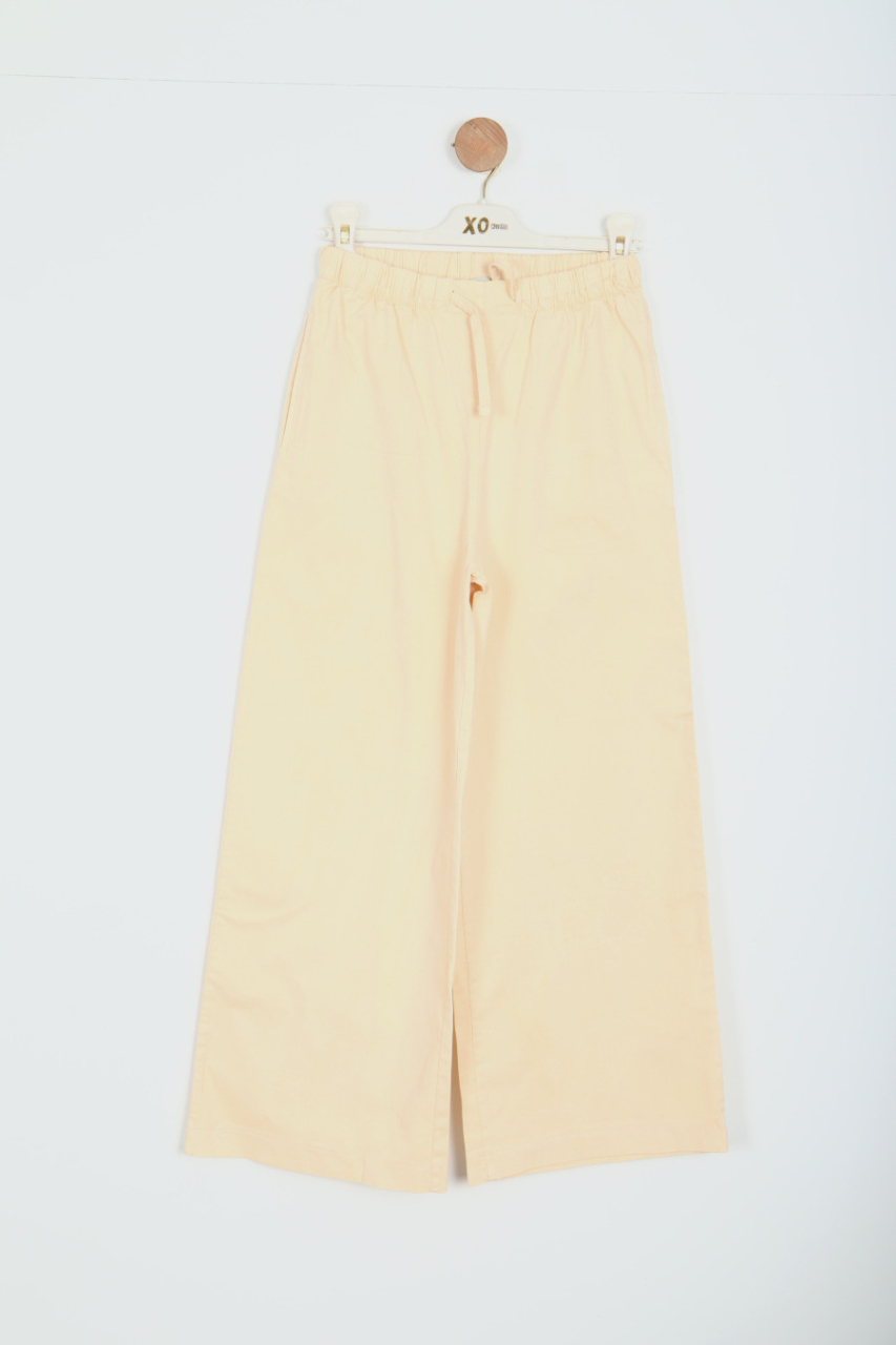 Kız Çocuk Pantolon 10-16 Yaş 58813 Krem - 1
