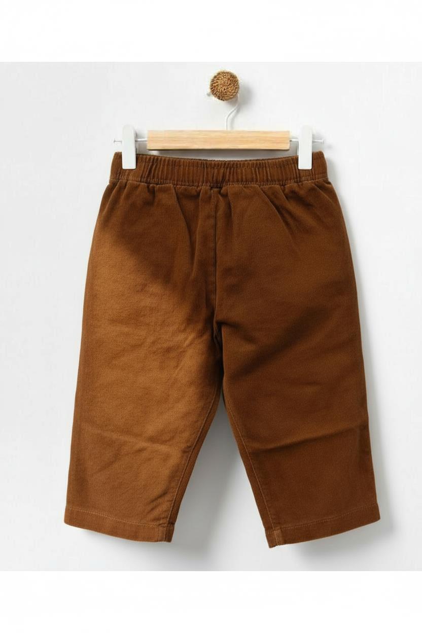 Kız Çocuk Pantolon 1-4 Yaş 59608 Kahve - 2
