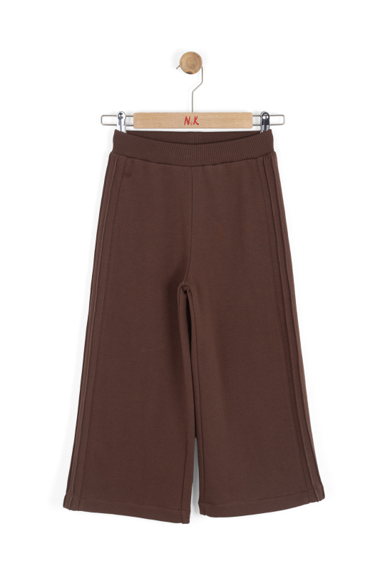 Kız Çocuk Pantolon 4-8 Yaş 59507 Kahverengi 