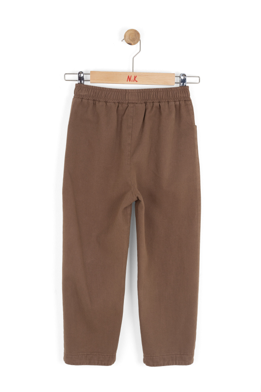 Kız Çocuk Pantolon 4-8 Yaş 59523 Kahverengi - 2