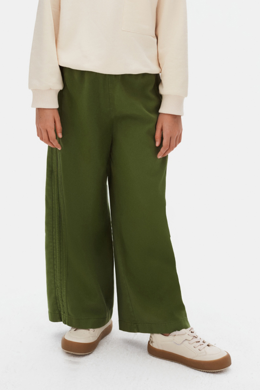 Kız Çocuk Pantolon 8-14 Yaş 59313 Yeşil - 3