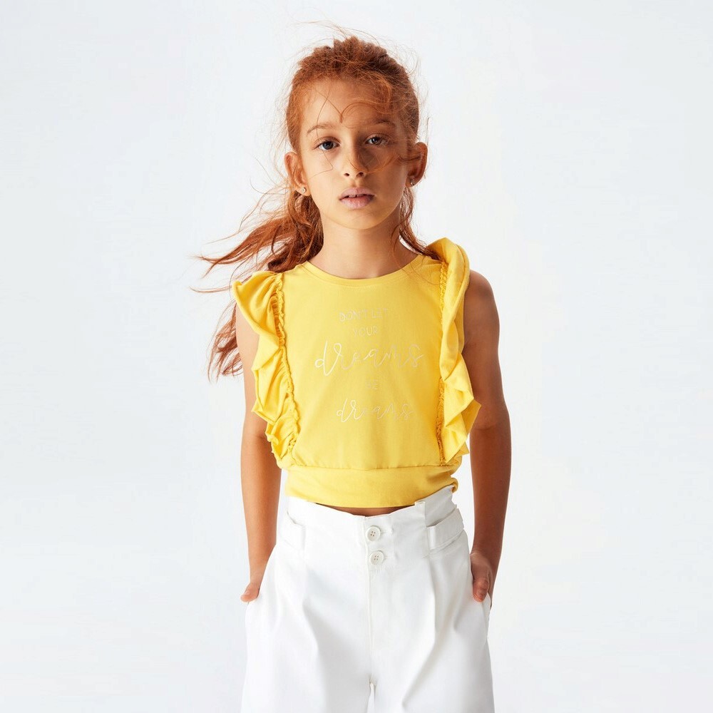 P-003431 (nk 52710) Kız Lizbon Gabaedın Pantolon 8-14 Yaş Beyaz - 2