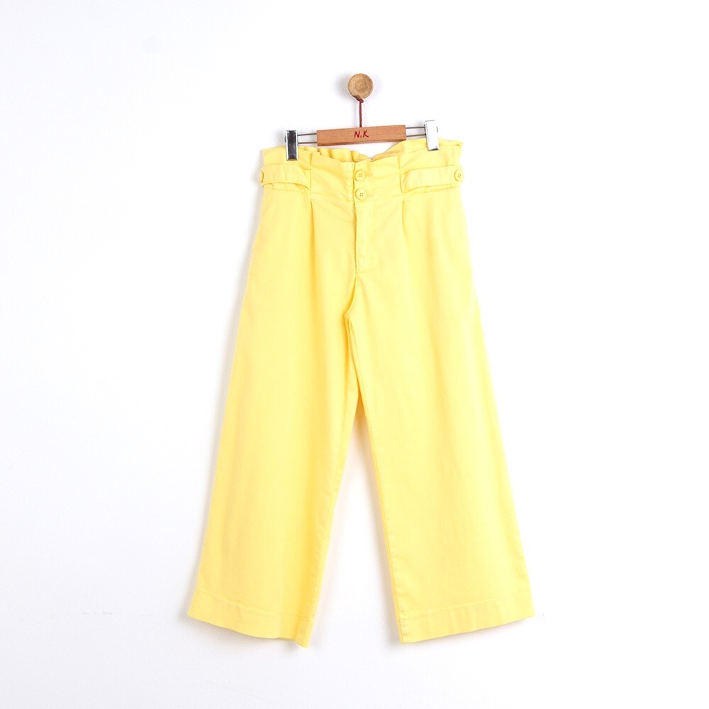 P-003431 (nk 52710) Kız Lizbon Gabaedın Pantolon 8-14 Yaş Sarı - 1