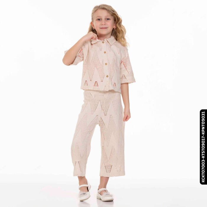 Kız Pantolon 1-5 Yaş 35489 Kpnt09028 Bej - 2