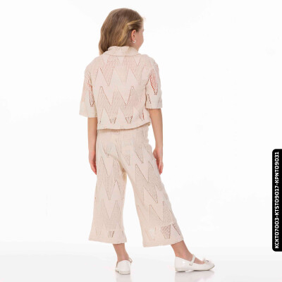 Kız Pantolon 1-5 Yaş 35489 Kpnt09028 Bej - 3