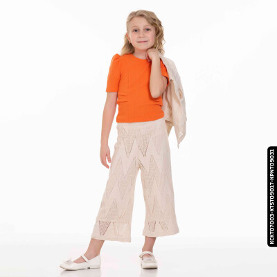 Kız Pantolon 1-5 Yaş 35489 Kpnt09028 Bej - 4