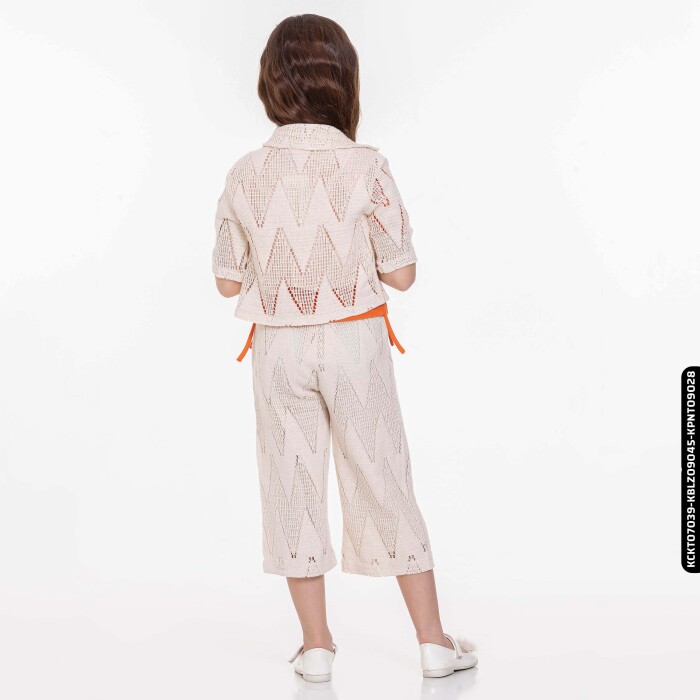 Kız Pantolon 1-5 Yaş 35489 Kpnt09028 Bej - 7