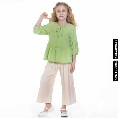 Kız Pantolon 5-9 Yaş 798 Kpnt09081 Test Ekru - xo kids