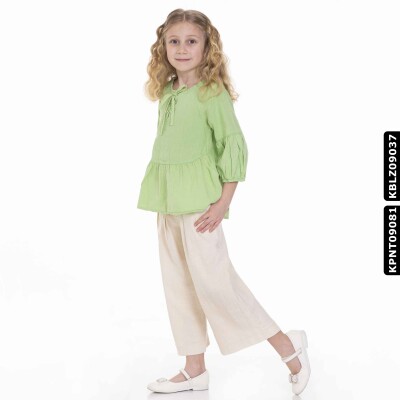 Kız Pantolon 5-9 Yaş 798 Kpnt09081 Test Ekru - 3