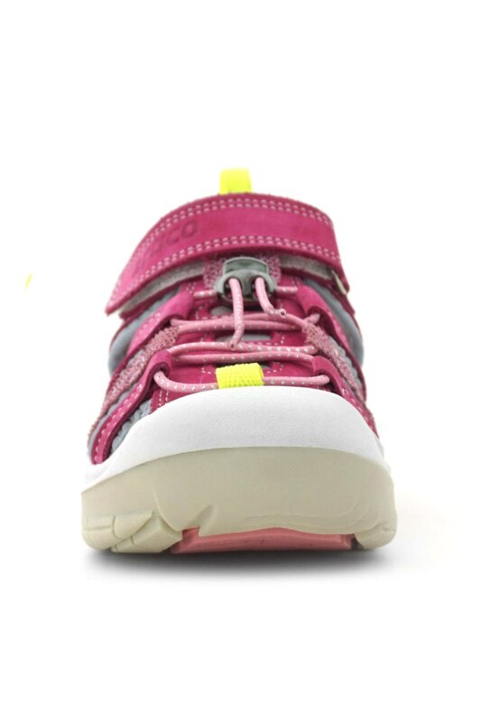 Rakerplus Artico Hakiki Deri Pembe Çocuk Sandalet - 4