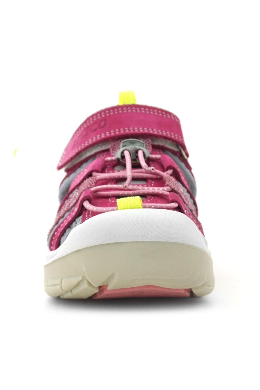 Rakerplus Artico Hakiki Deri Pembe Çocuk Sandalet - 4