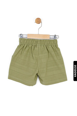 Kız Çocuk Şort 4-8 Yaş 56503 Haki - 4