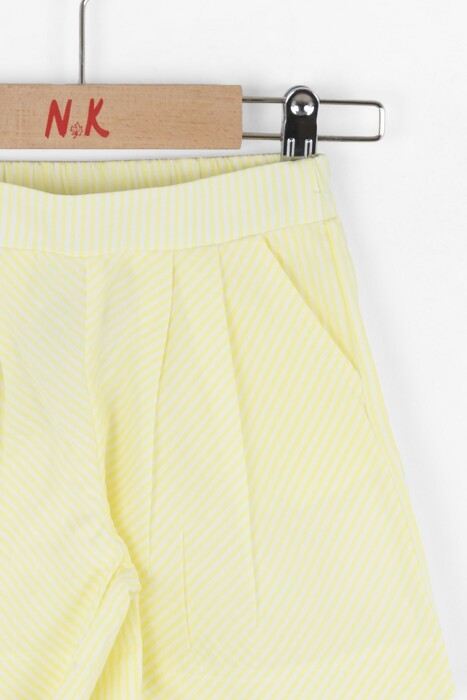 Kız Çocuk Şort 1-4 Yaş 58612 Sarı - 2