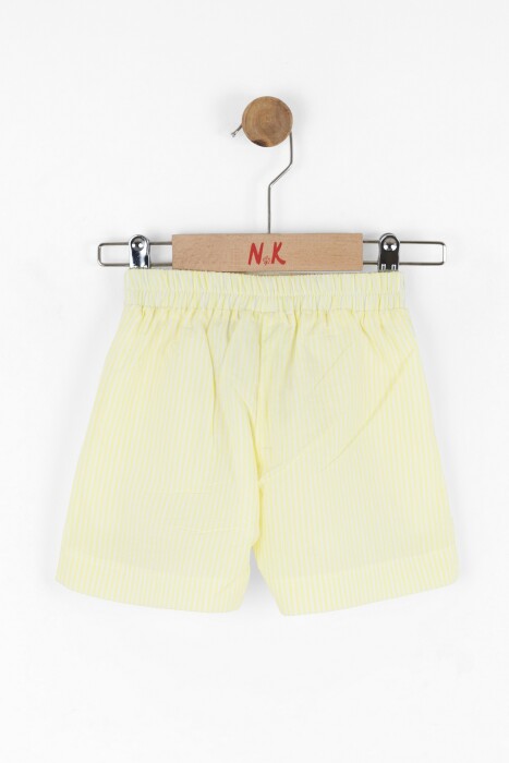 Kız Çocuk Şort 1-4 Yaş 58612 Sarı - 3