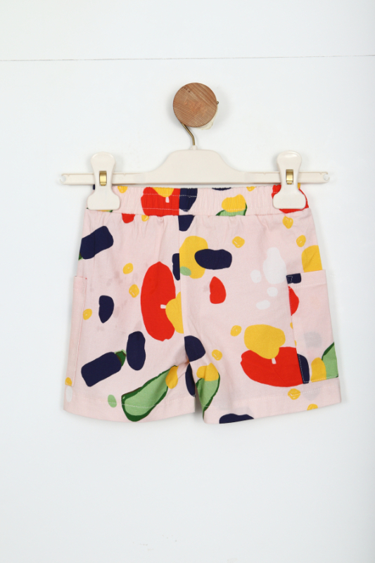 Kız Çocuk Şort 1-4 Yaş 58622 Coral - 3