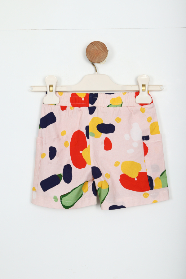 Kız Çocuk Şort 1-4 Yaş 58622 Coral - 3