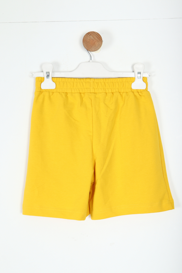Kız Çocuk Şort 4-8 Yaş 58562 Sarı - 3