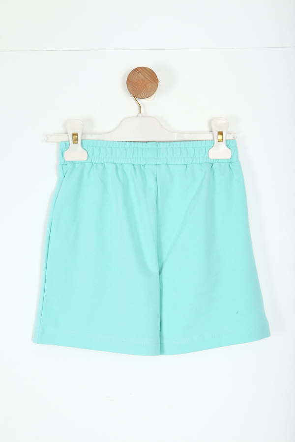 Kız Çocuk Şort 4-8 Yaş 58562 Mavi - 3