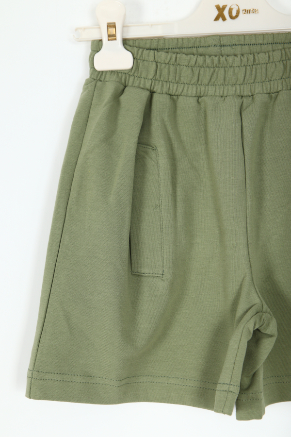 Kız Çocuk Şort 4-8 Yaş 58562 Haki - 2