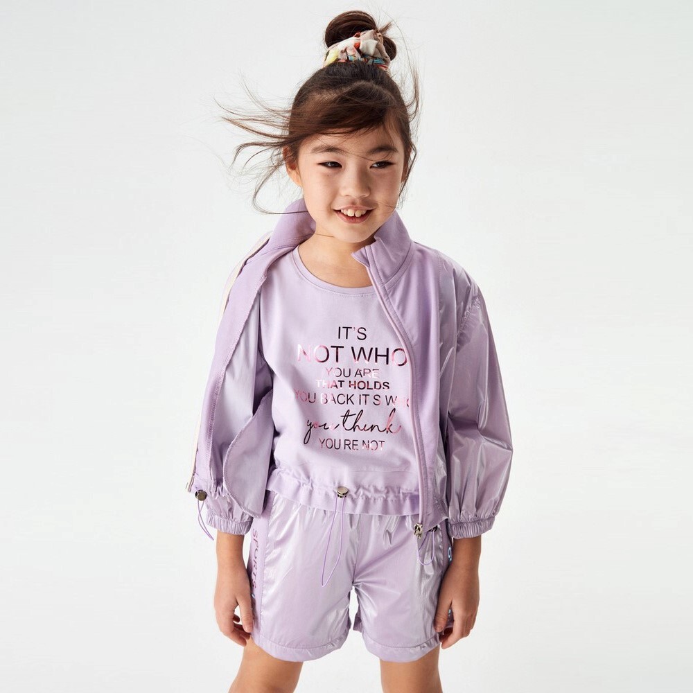 P-003507 (nk 52500) Kız Parıltı Şoet 4-8 Yaş Lila - 1