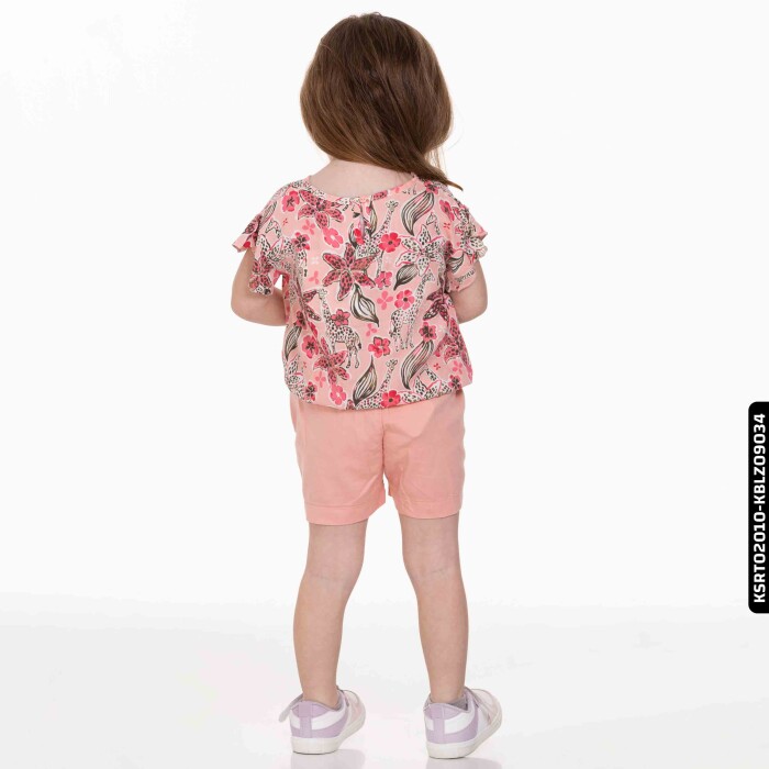 Kız Pink Şort 9 Ay - 2 Yaş 54719 Ksrt02010 Pudra - 2