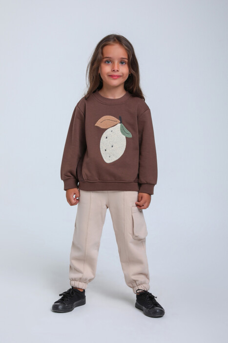 Kız Çocuk Sweatshirt 1-5 Yaş 35845 - 3