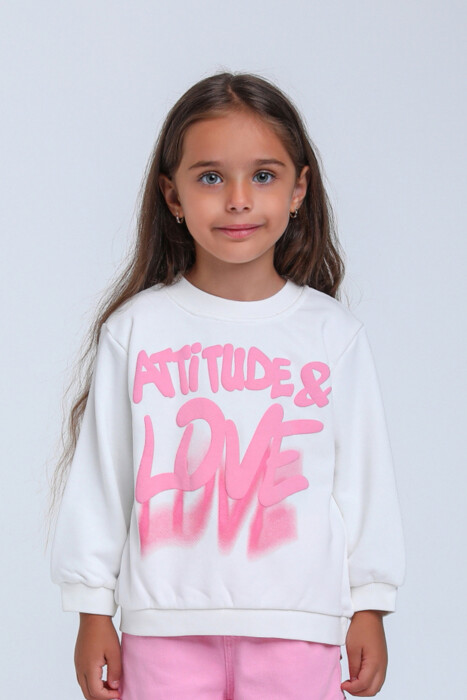 Kız Çocuk Sweatshirt 1-5 Yaş 35849 - 1