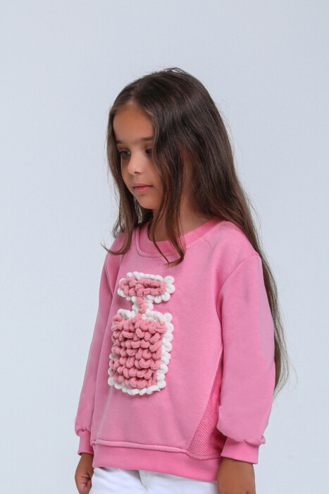 Kız Çocuk Sweatshirt 1-5 Yaş 35870 - 1