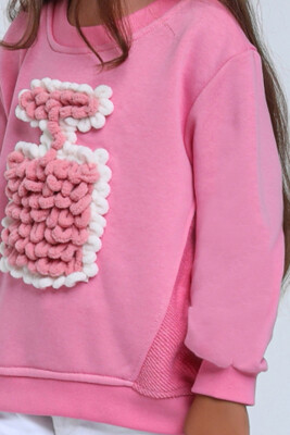 Kız Çocuk Sweatshirt 1-5 Yaş 35870 - 2