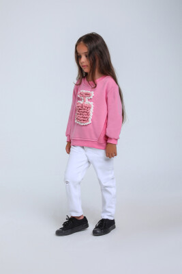 Kız Çocuk Sweatshirt 1-5 Yaş 35870 - 3