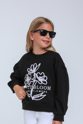 Kız Çocuk Sweatshirt 10-14 Yaş 35855 - 1