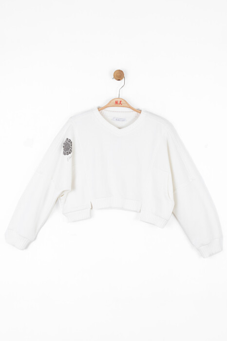 Kız Çocuk Sweatshirt 10-16 Yaş 37818 - 1