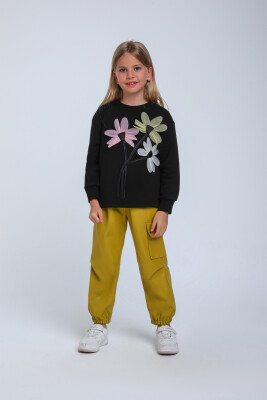 Kız Çocuk Sweatshirt 5-9 Yaş 35864 - 4