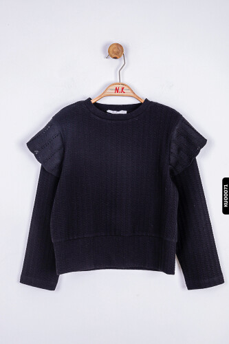 Kız Çocuk Sweatshirt 8-14 Yaş 35339 - 1